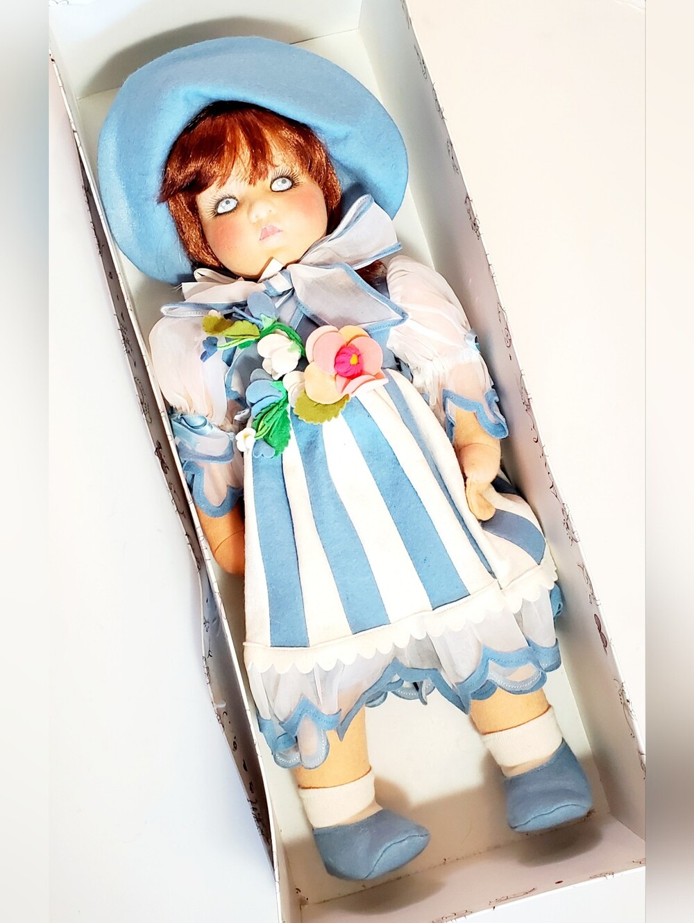 Vintage Anili Italian 22" Dauvine Felt Doll